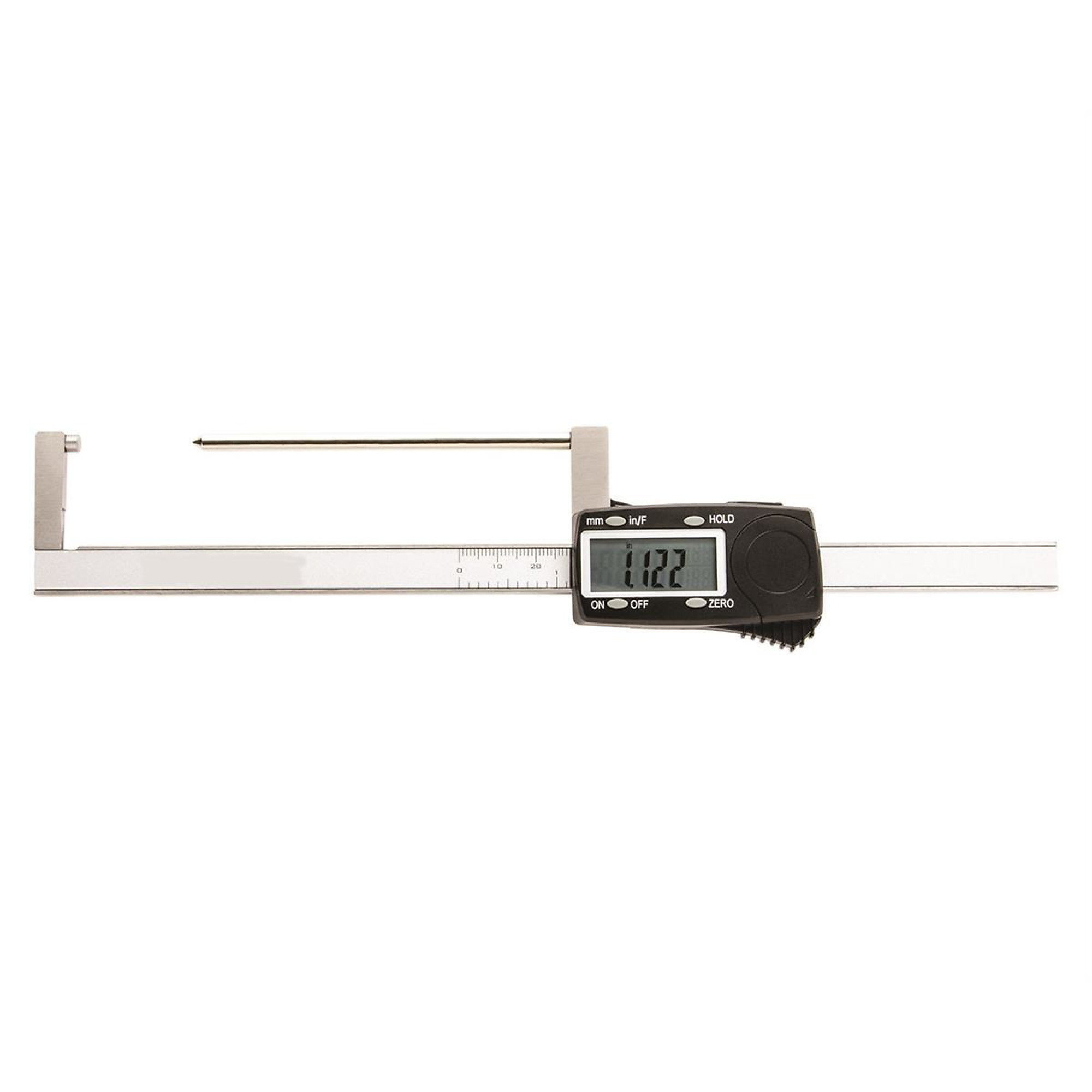 Central Tools Wheels on Rotor Gauge — Stainless Steel Frame, Low Profile, Model# CEN3M336
